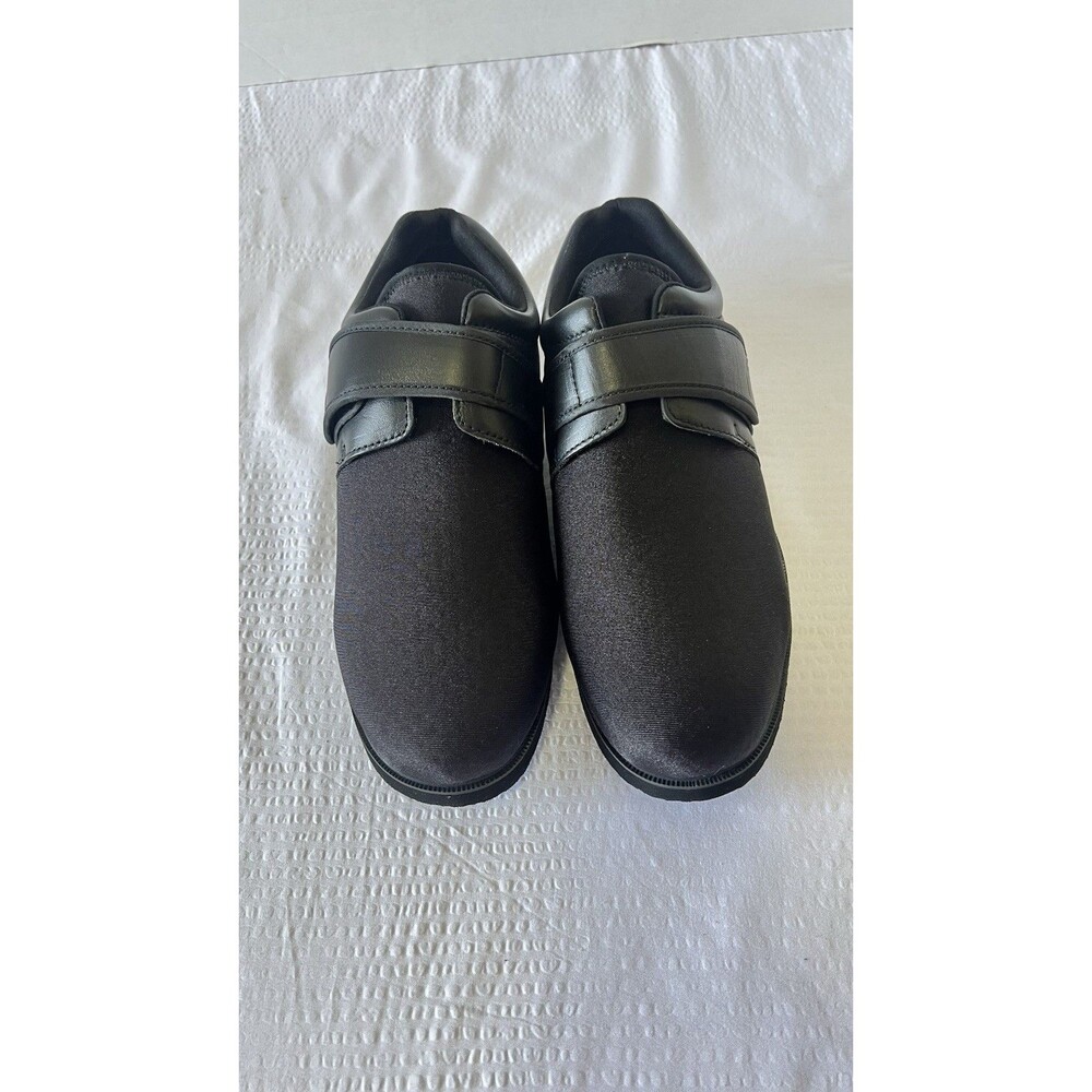 PROPET Pedwalker MPED3 Mens Black Comfort Shoes Sz 9 (3E) Hook & Loop Strap NEW!